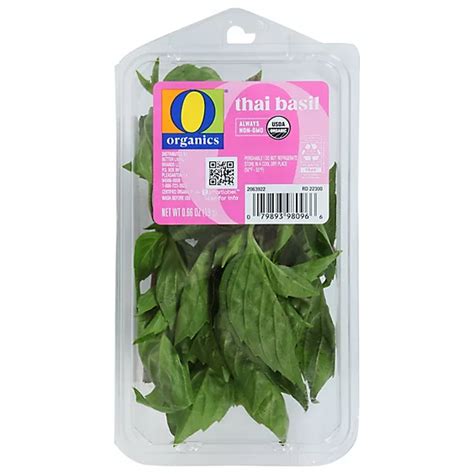 O Organics Organic Thai Basil 066 Oz Albertsons