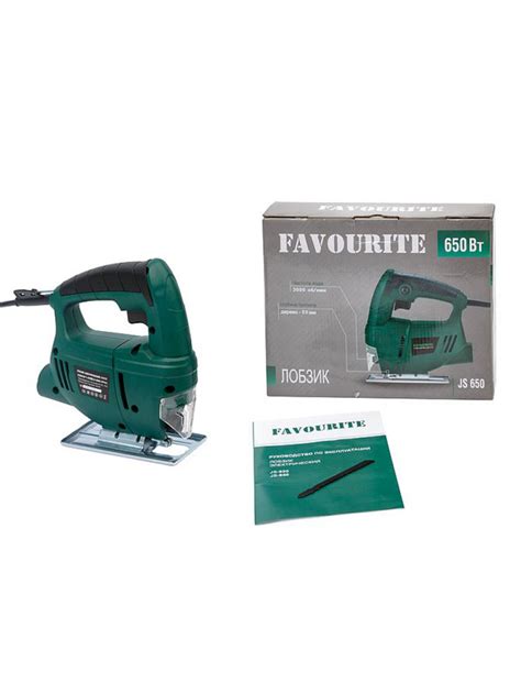 JS 650 Лобзик 650Вт, 3000ход/мин, дер-55мм, мет-6мм FAVOURITE ...