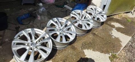 Диски r18, Nissan, 18", 1 шт, 5x114.3, литой, 66,1 мм. 4 шт, б/у, в ...