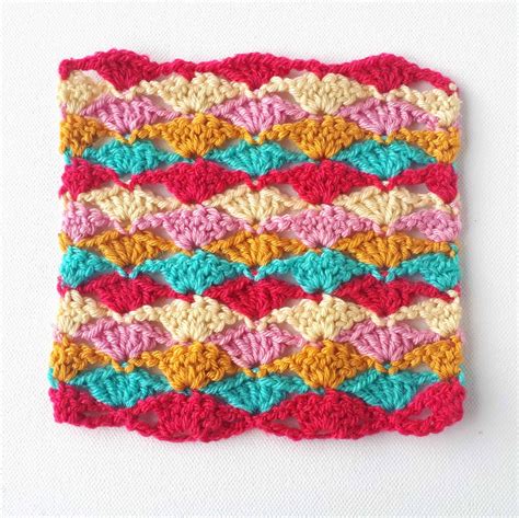 How To Crochet Lace Fan Stitch Annie Design Crochet