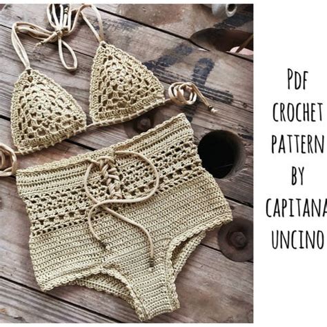 Pdf Crochet Pattern For Doris Lingerie Crochet Bikini Top And Etsy