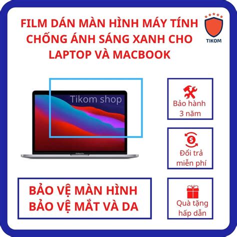 Miếng dán màn hình chống ánh sáng xanh chống mỏi mắt bảo vệ màn hình