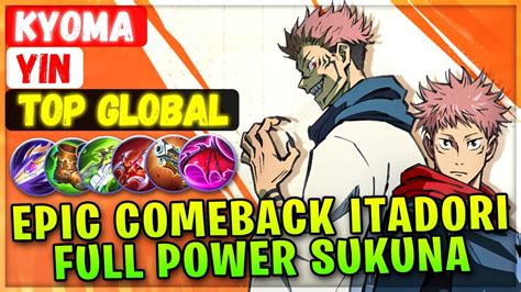 Epic Comeback Itadori Full Power Sukuna Top Global Yin Kyoma