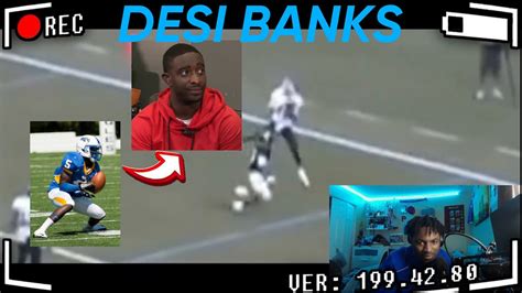 DESI BANKS HS COLLEGE FOOTBALL HIGHLIGHTS REACTION YouTube