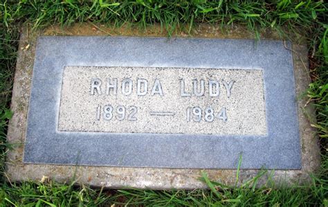 Rhoda Ann Kouns Ludy 1892 1984 Find A Grave Memorial