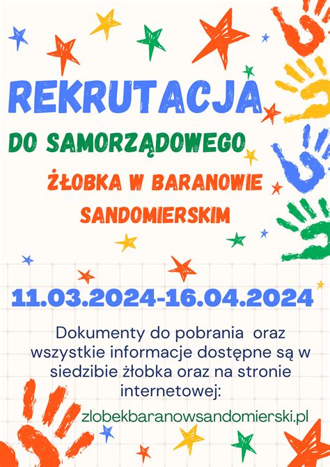 Rekrutacja Do Samorz Dowego Obka W Baranowie Sandomierskim