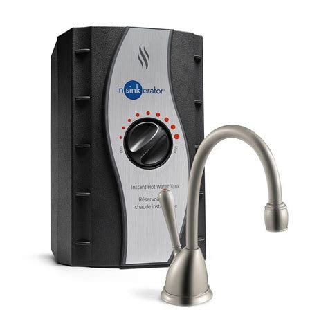 InSinkErator Involve View Series 1 Handle 6 75 In Instant Hot Water Dispenser Tank With Faucet