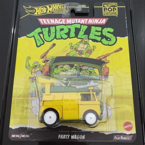 Hot Wheels Premium Party Wagon Turtles Tartarugas Ninjas Shopee Brasil