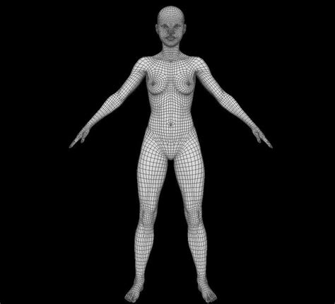 Base Mesh Asian Female 3d Model 3d Model Cgtrader