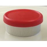 Red Matte Flip Off Cap Vial Seals West Pharmaceuticals