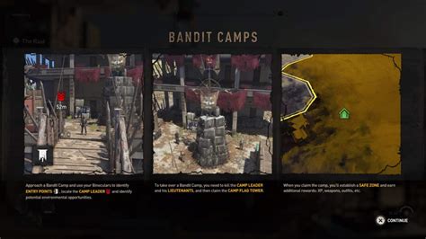 Dying Light All Bandit Camp Locations