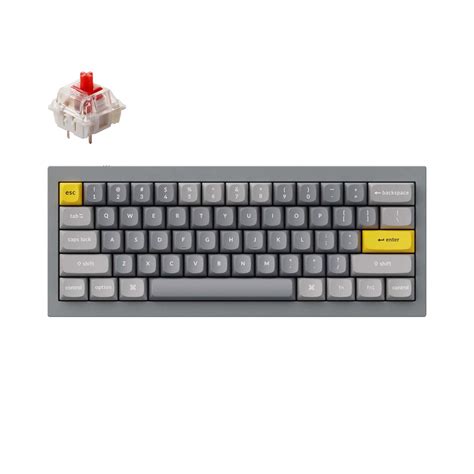 Keychron Q4 Gateron G Pro Red Switch Grey Us Q4 D1 Välisseadmed