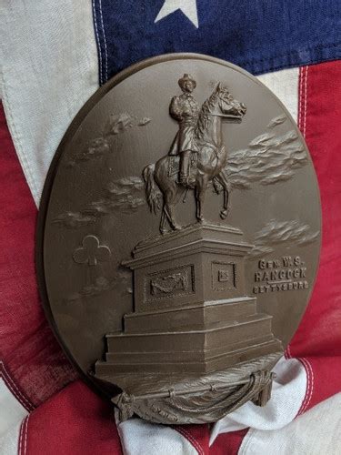 Gen Winfield S Hancock Plaque In Bonded Bronze Valley Arts Publishi