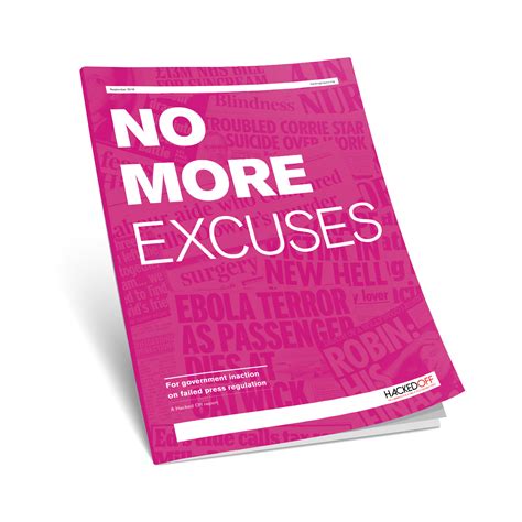 No More Excuses Briefing | Hacked Off