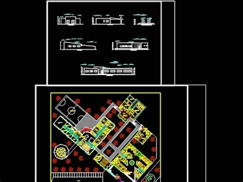 Rehabilitation Center For Drug Addicts In Autocad Cad Library