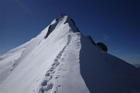 Weisshorn M Aktuelle Verh Ltnisse Vom Auf Der Route