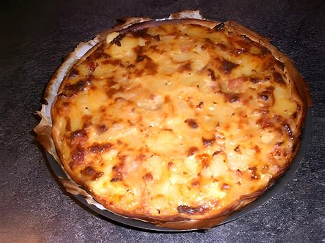 Recette de Tarte rustique façon raclette