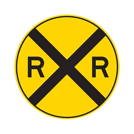 Warning Signs Used at Passive Railroad Crossings - Universal Signs