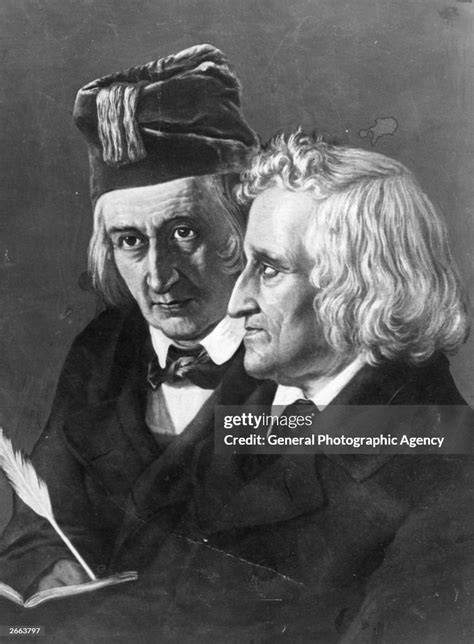 Jacob Ludwig Karl Grimm And Wilhelm Karl Grimm German Philologists