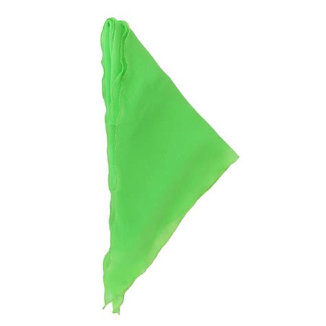 XL Triangle Crinkle Scarf – Neon Green | Wildbird Fabric