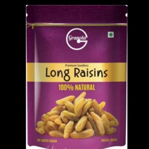 Granola Long Raisins Kismis 500g Golden Kishmish Golden Kismis Dried Golden Raisins