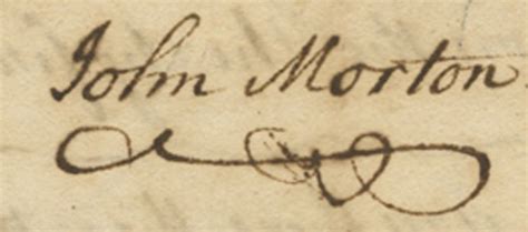 Lot John Morton Signer Of Declaration Of Independence Endorses An