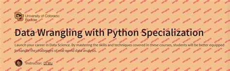 Coursera Data Wrangling With Python Specialization Eshoptrip