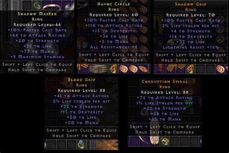 Nice Rings Ft Str Dex Life Mana Res Fcr Melee Stat Topic D2jsp