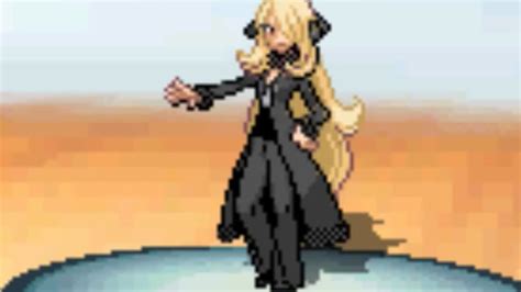 Pokemon Blaze Black 2 Redux Vs Pokemon Trainer Cynthia Challenge