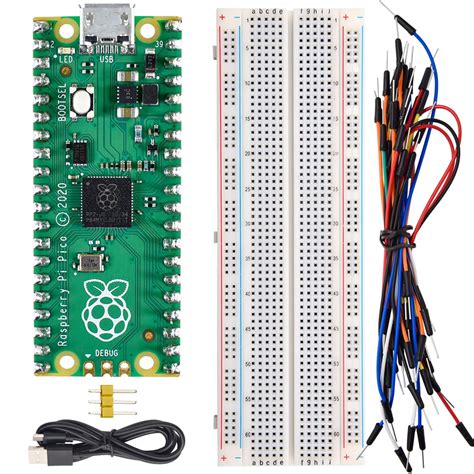 Buy Raspberry Pi Pico Strater Kit With Headers Micro USB Cable