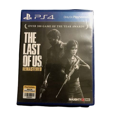 The Last of Us Remastered PS4 Game Disk, Video Gaming, Video Games ...