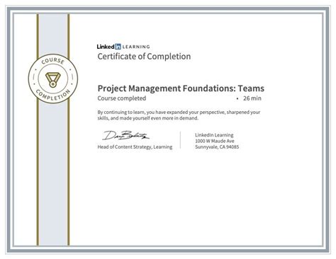 Project Management Foundations: Teams LinkedIn‘de: #alwaysbelearning # ...