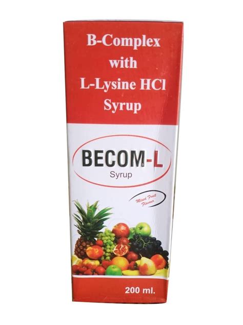 Mixed Fruit B Complex L Lysine Hci Syrup 200ml At ₹ 138 Bottle In Gorakhpur Id 24415338488