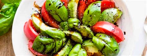 Avocado Caprese Salad Simple Green Smoothies