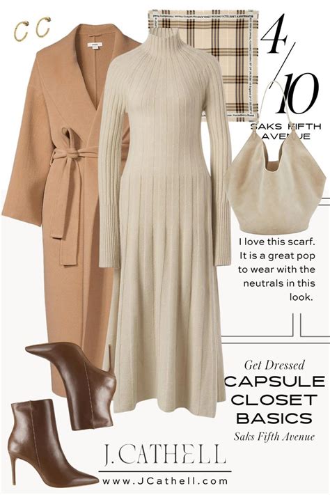 The Best Neutral Capsule Closet With Saks Fifth Avenue J Cathell