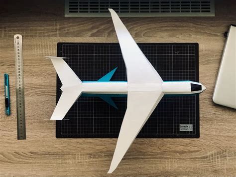 An 225 Mriya Make Your Own Low Poly Paper Plane Papercraft Sculpture Digital Download Pdf