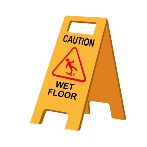 Caution Wet Floor Sign Illustrations Royalty Free Vector Graphics