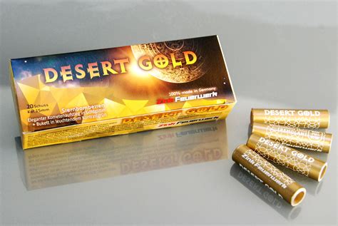 Desert Gold 20er Feuerwerk Waffen Stenger