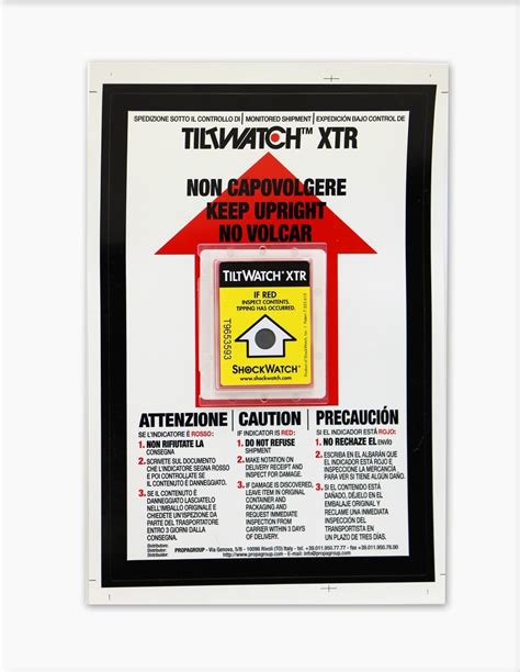 TILTWATCH XTR. Tilt Indicators. Tiltwatch - Conservatis