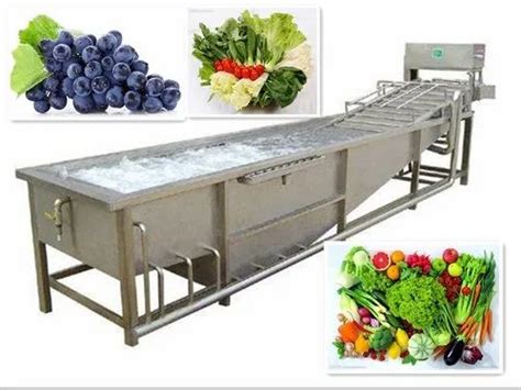 Vegetable Washing Plant Fruit Vegetable Washing Machine 500kg H