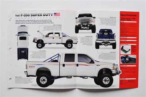 Especificaciones Ford F 350 Super Duty 1999 Etsy