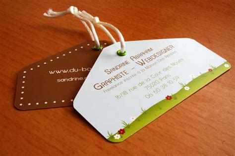 Creative Custom Shaped Business Cards - GraphicMania