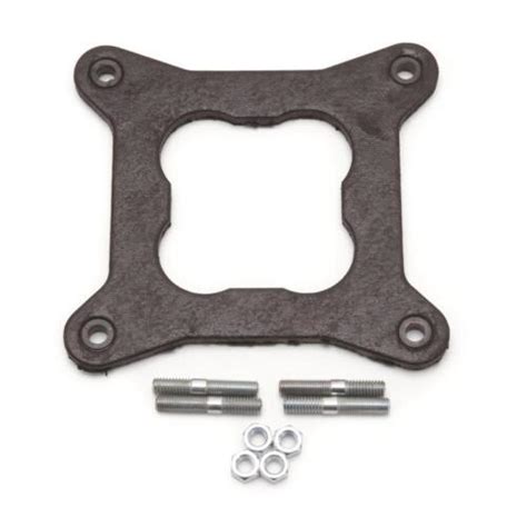 Edelbrock Carburetor Insulator Gasket 12410 313 Fiber Open 4150