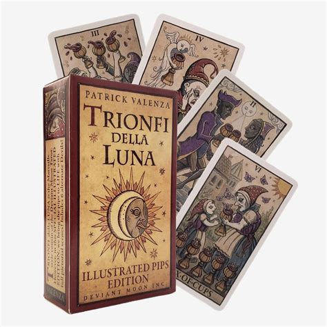 Cartas De Tarot De Trionfi Della Luna Para Adultos Juego De Mesa Con