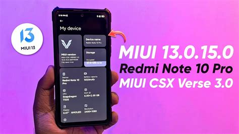 Install MIUI CSX Verse 3 0 On Redmi Note 10 Pro MIUI 13 0 15 0