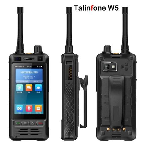 Talinfone W5 3G Android PTT Zello Walkie Talkie UHF IP67 Waterproof