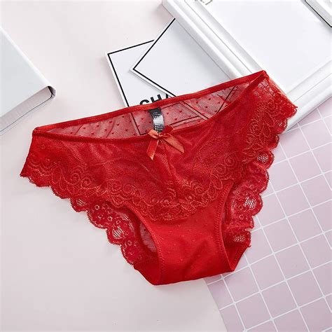 Buy Zzalalana Sexy Lingerie Panties For Women Floral Lace Mesh See