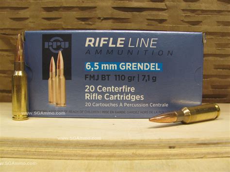 200 Round Plastic Can 6 5 Grendel Prvi Partizan 110 Grain FMJBT Ammo