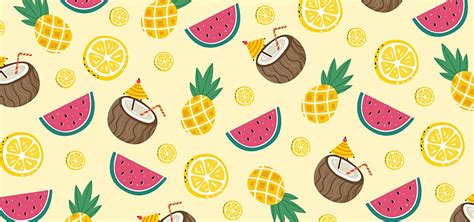 Tropical Fruit Background