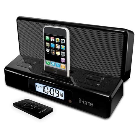 iHome2Go iP27BR Portable Speakers with Alarm Clock for iPod and iPhone iPhone 5, iPad 3 ...